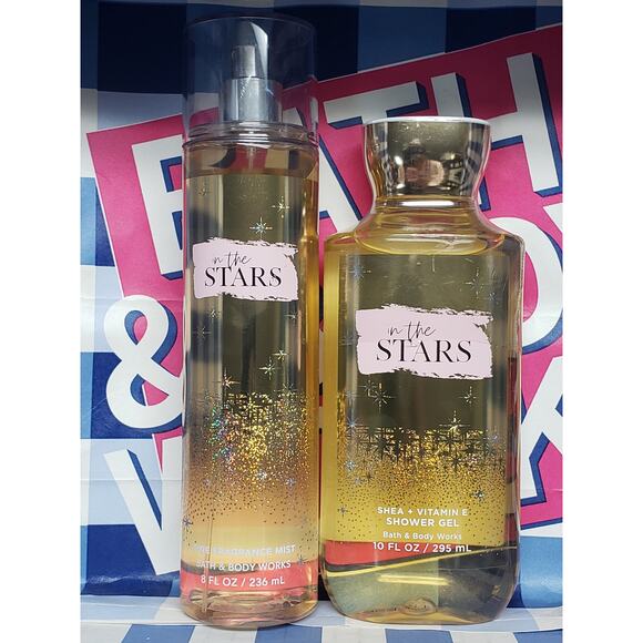 BBW In The Stars Fine Fragrance Mist & Shower Gel Body Wash Body Care Set - Picture 1 of 3